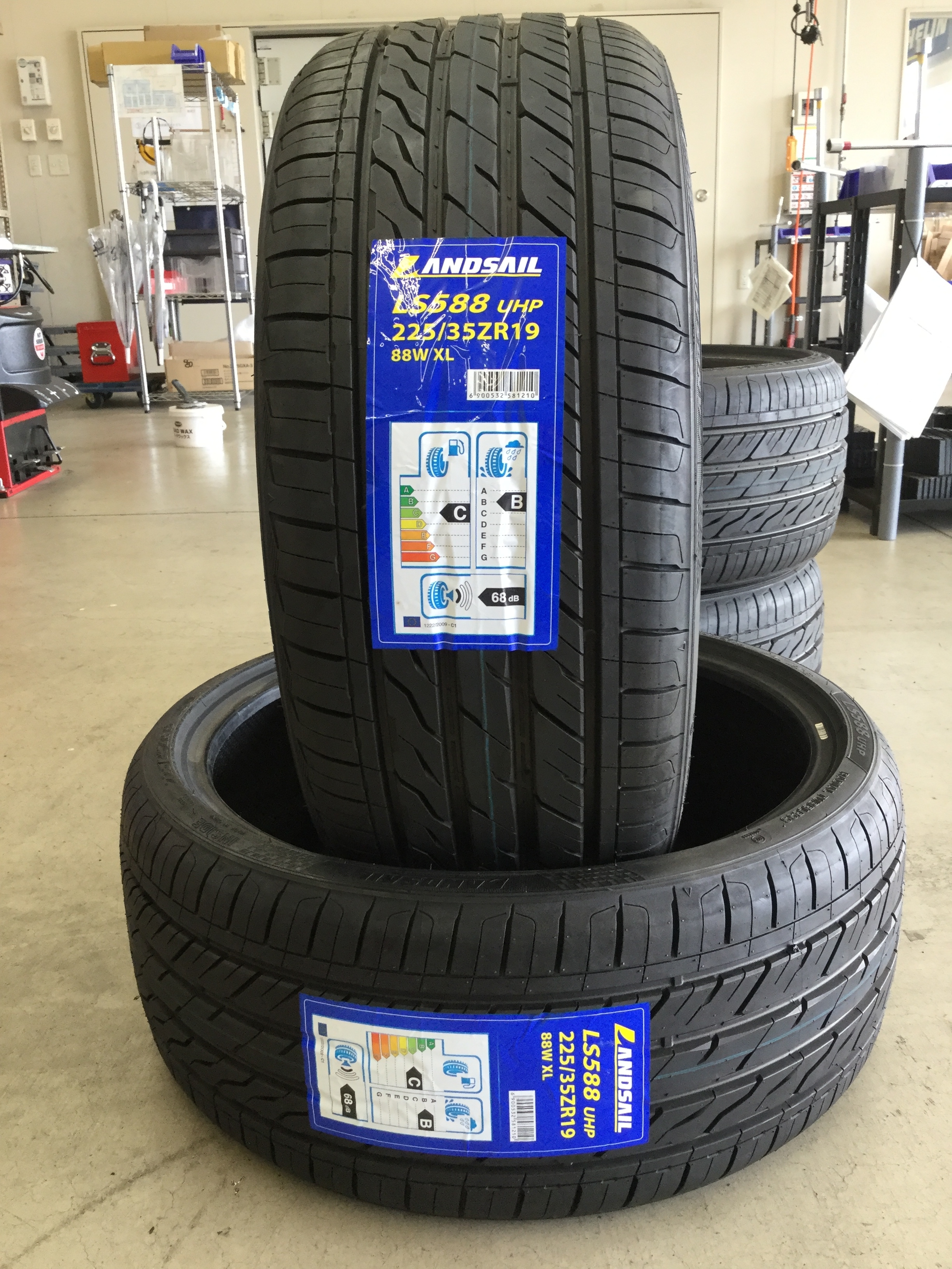 225/35Ｒ19 ランドセイル ご購入頂きました！｜バロータイヤ市場小牧